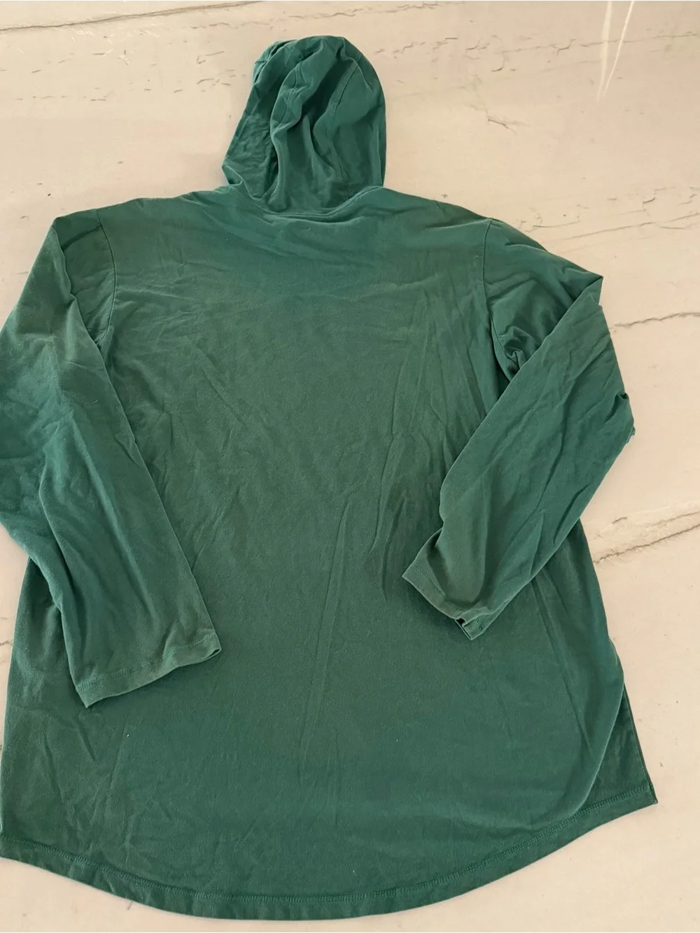UNC Charlotte 49ers Hoodie Men Large Green Nike Dri Fit Lightweight Sweatshirt